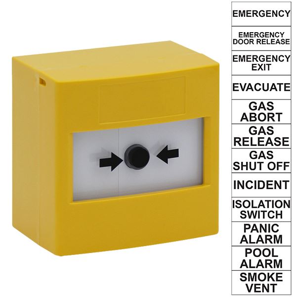 ReSet Call Point Yellow Series 11 Dual Mount