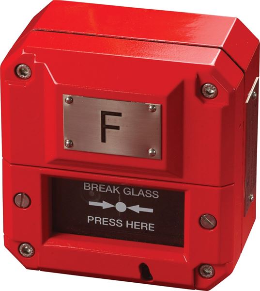 XP95 I.S. Manual Call Point MEDC Style Break Glass (Red)