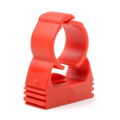 Red 25mm x 3/4" Pipe Clip