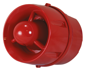 EN54-3/17 103dB Wall Sounder, Red, IP65