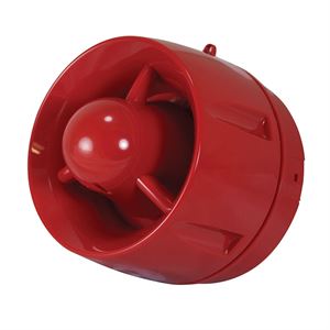 Hi-Output 103dB Wall Sounder, shallow, red